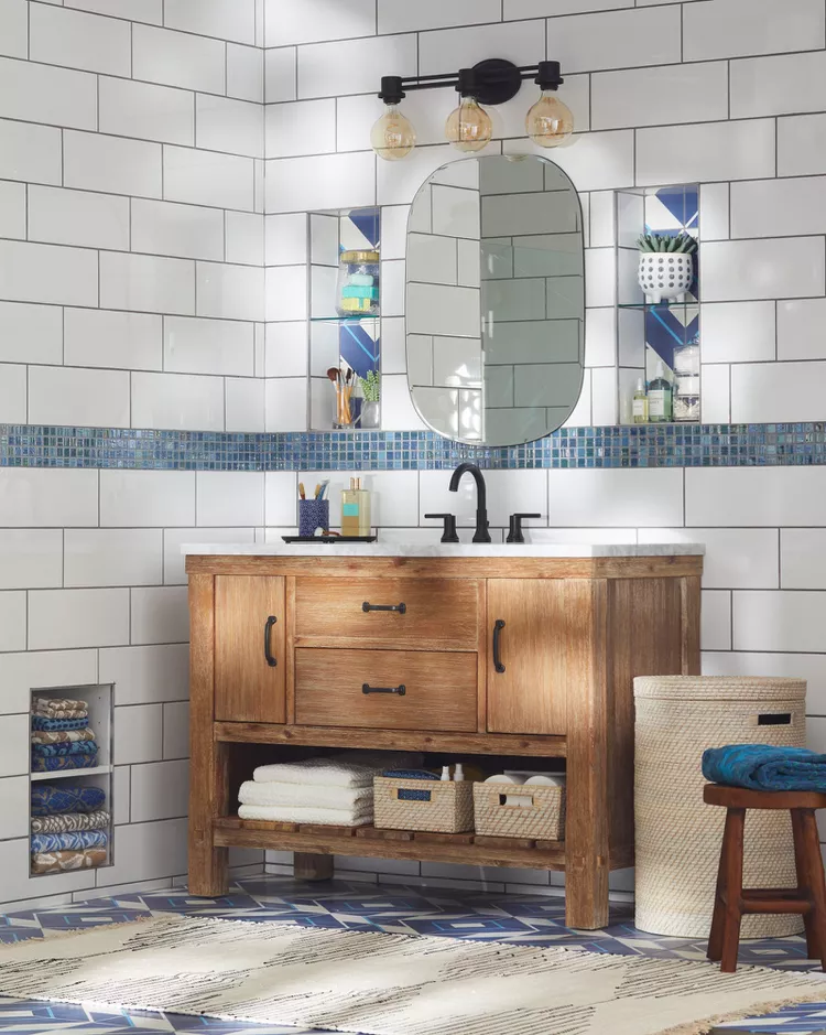 28 Practical Bathroom Towel Storage Ideas