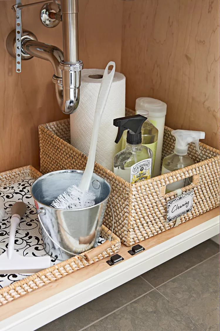 22 Under-Sink Storage Ideas to Bring Order to Your Cabinets