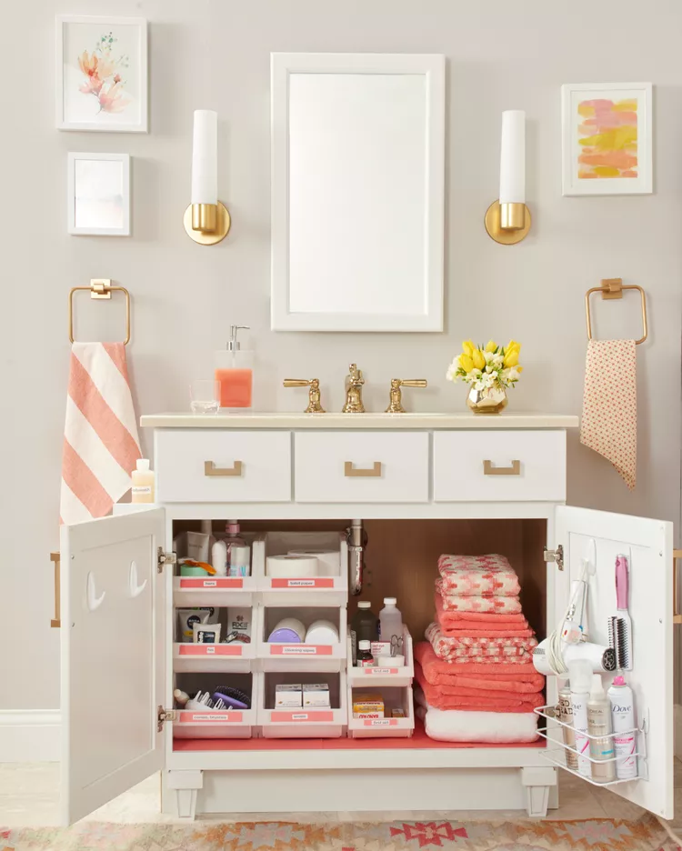 8 Clever Under-Bathroom-Sink Storage Ideas to Reduce Clutter