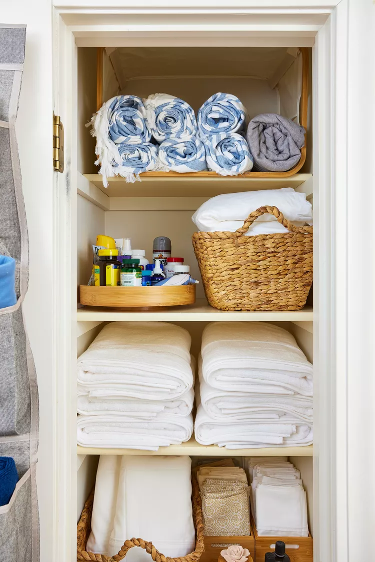 My Linen Closet Was a Cluttered Mess—These Affordable BHG x Walmart Items Saved It
