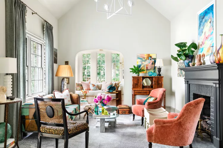 This Playful Cottage Perfectly Layers Color and Pattern