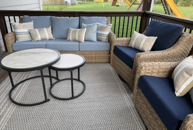 I Saved $1,225 by Ordering Replacement Cushions for My Favorite Walmart Patio Set