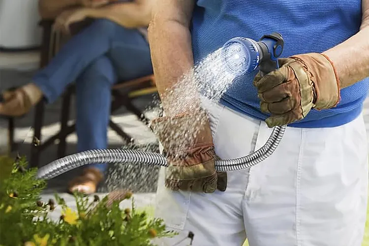Skip the Famous Flexzilla—This 50-Foot Metal Hose Won’t Kink or Puncture, and It’s Much Cheaper