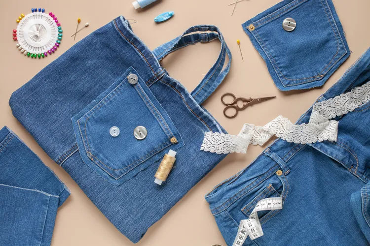 5 Clever Denim Crafts to Make with Your Donation Pile of Jeans